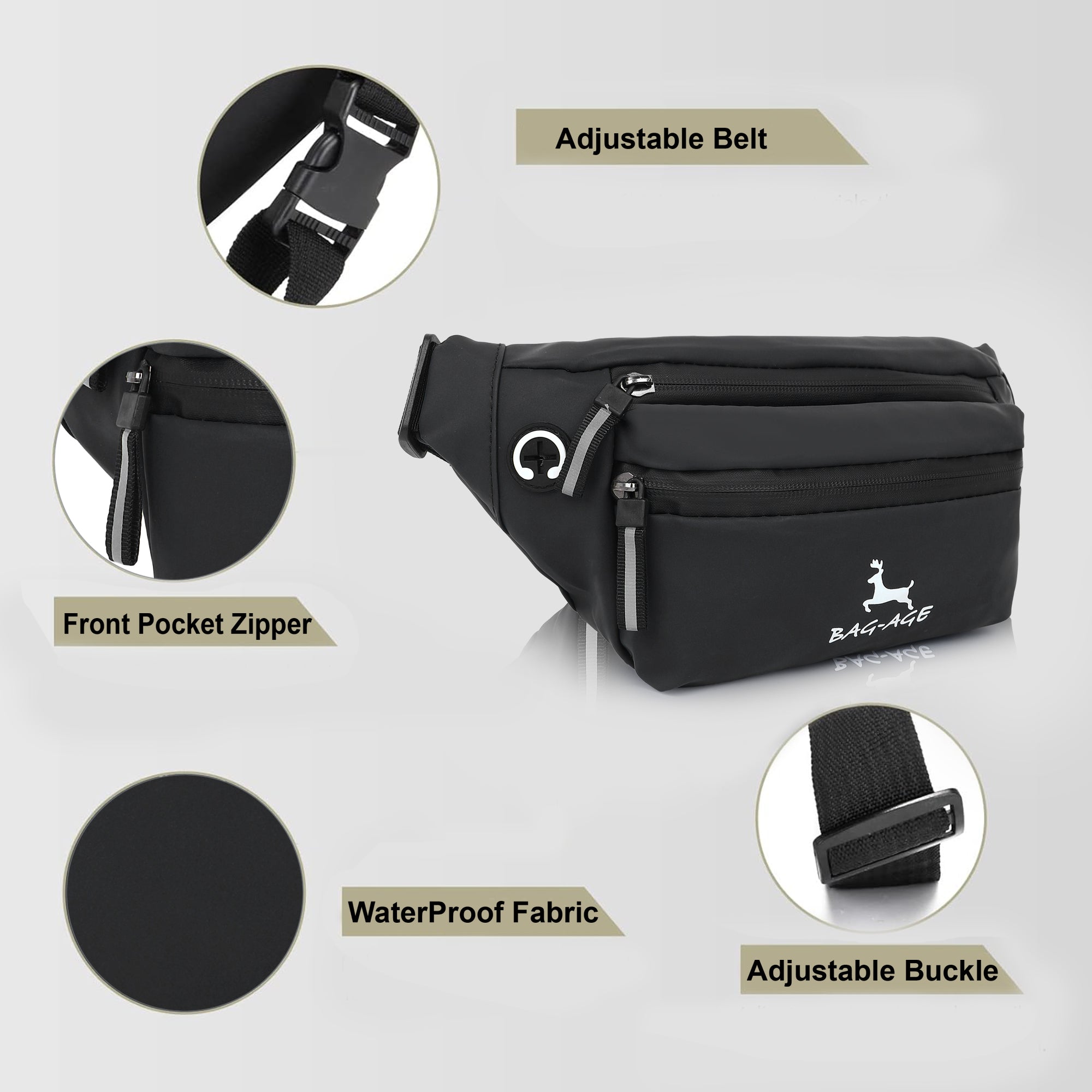 001 Fanny Pack - Black