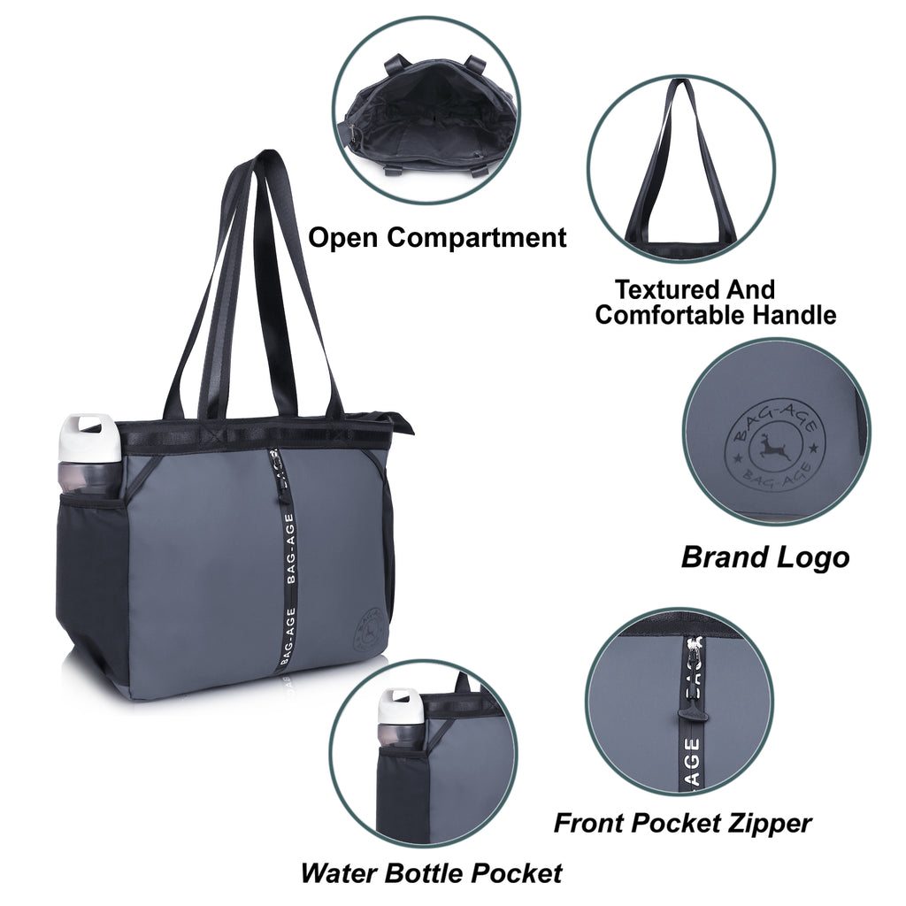 HB44 Tote Bag (15") - Grey