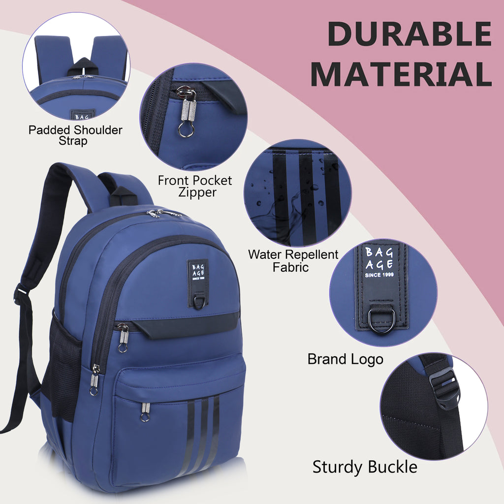 9602 College Bag - Navy Blue