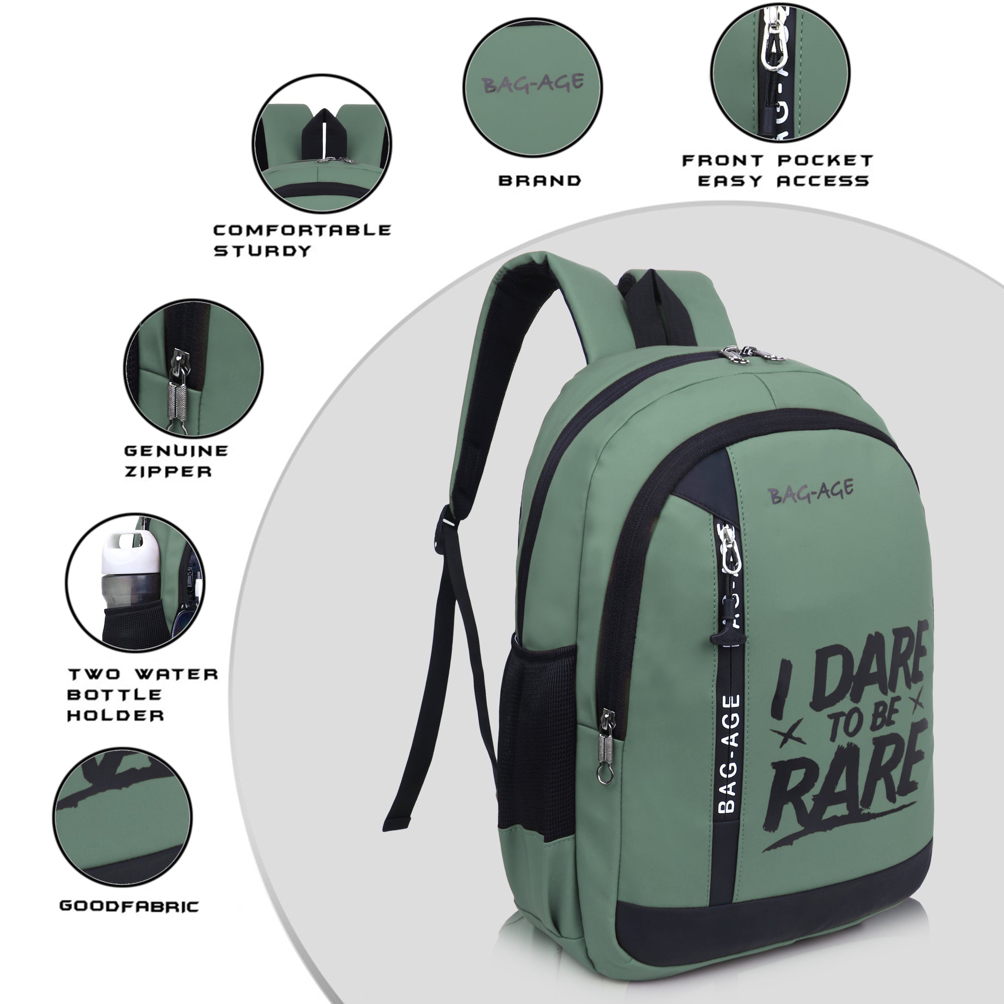 9603 College Bag - Olive Green