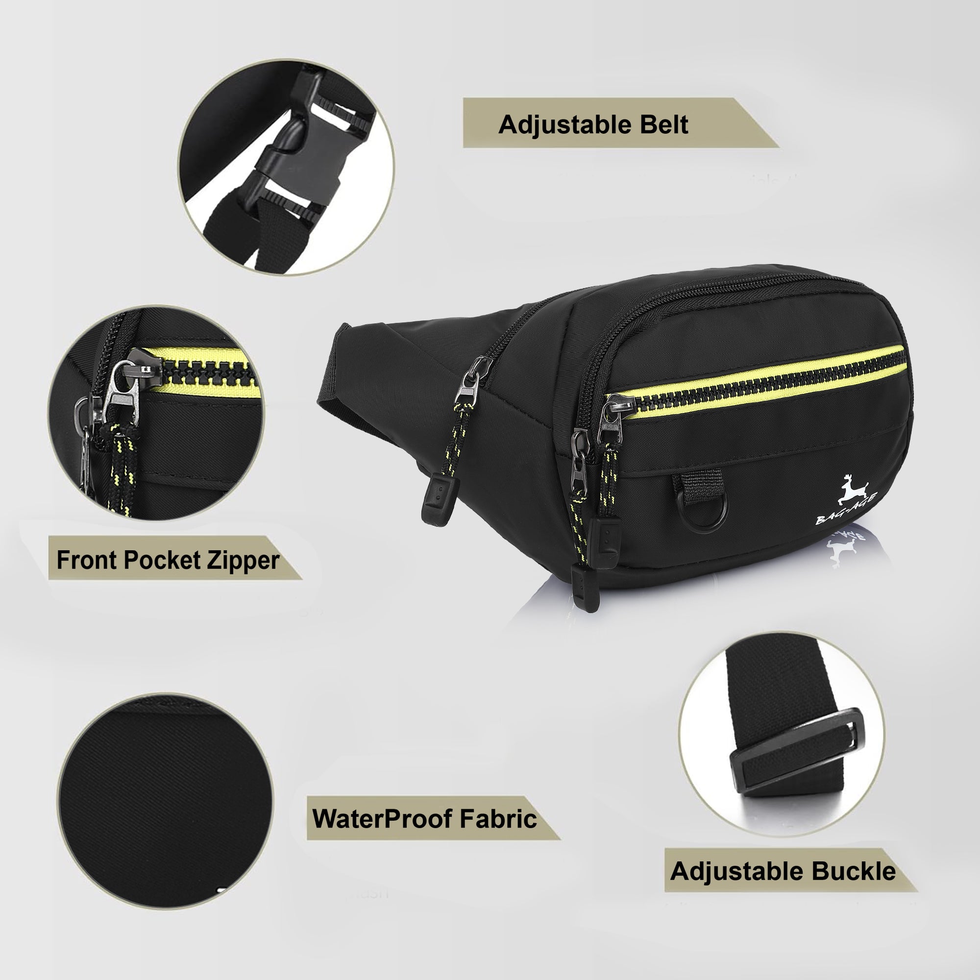 003 Fanny Pack - Black
