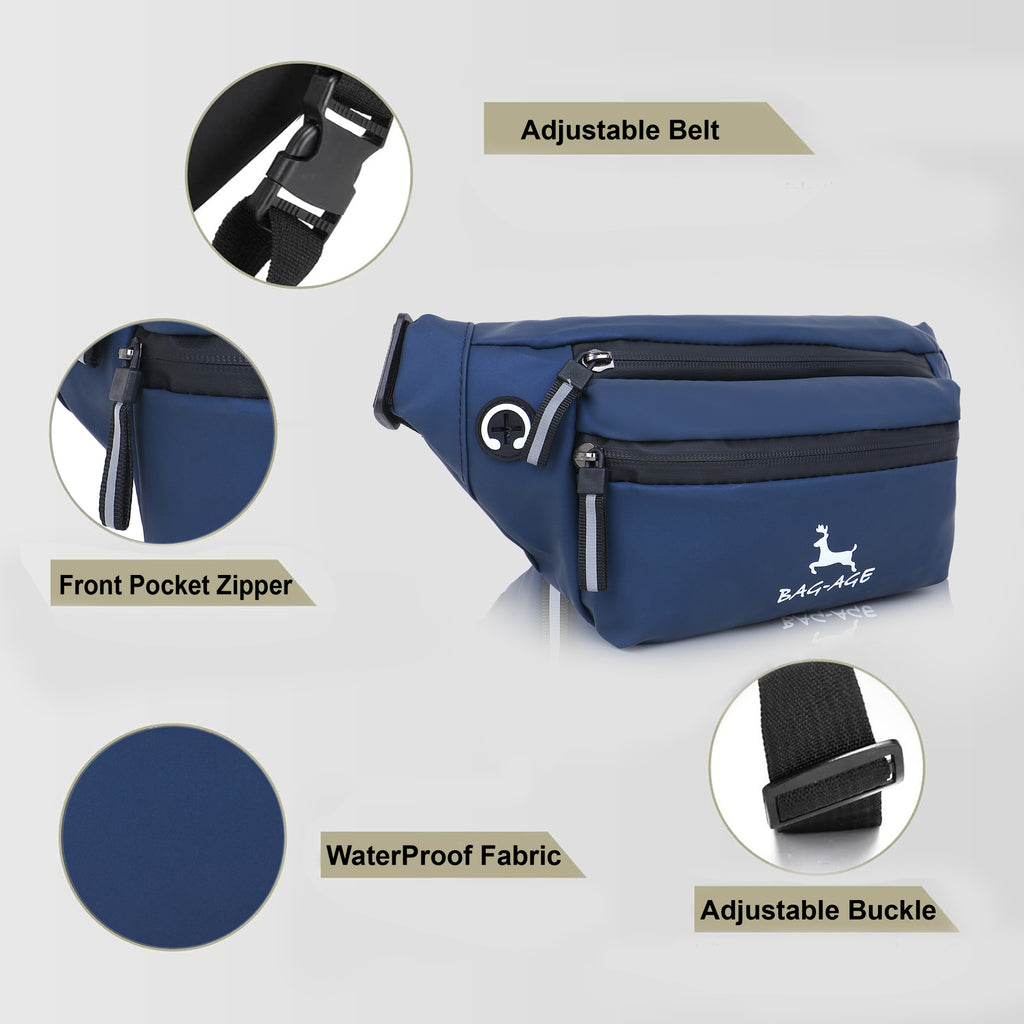 001 Fanny Pack - Navy Blue