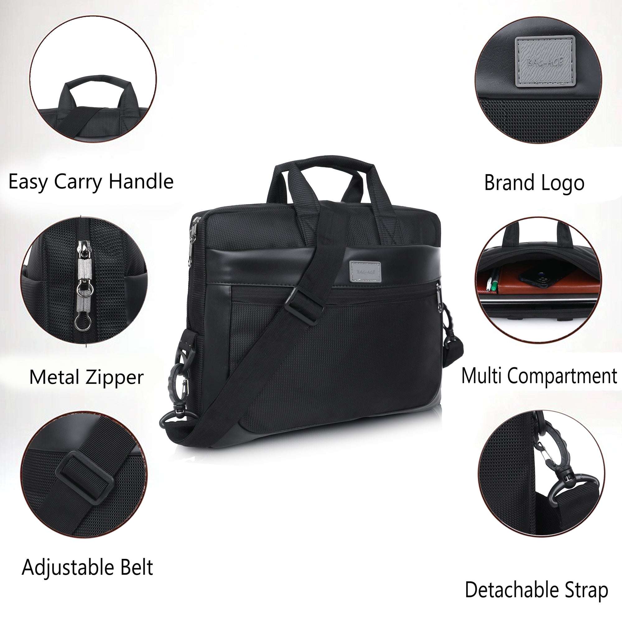 2114 Laptop Bag (14") - Black