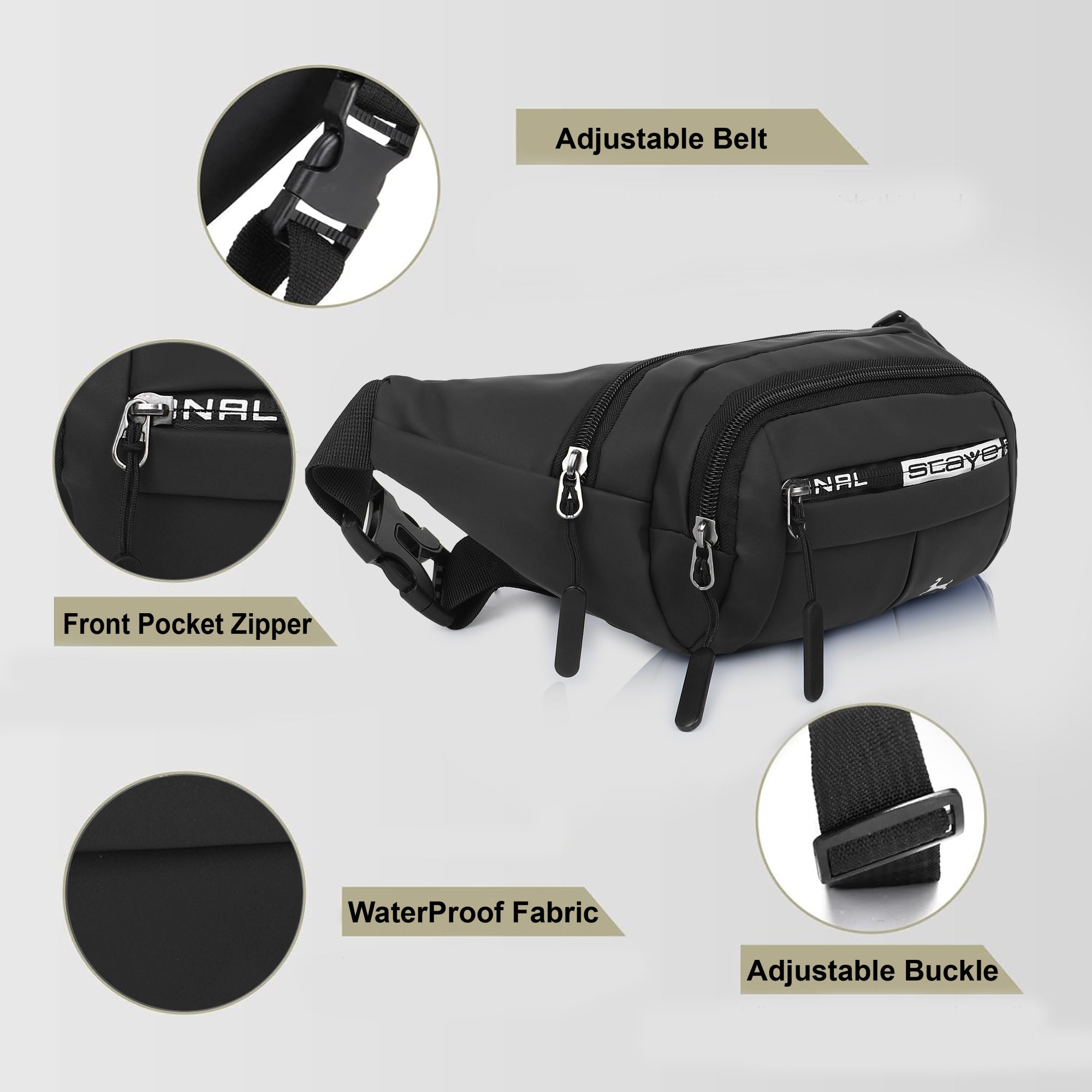 002 Fanny Pack - Black