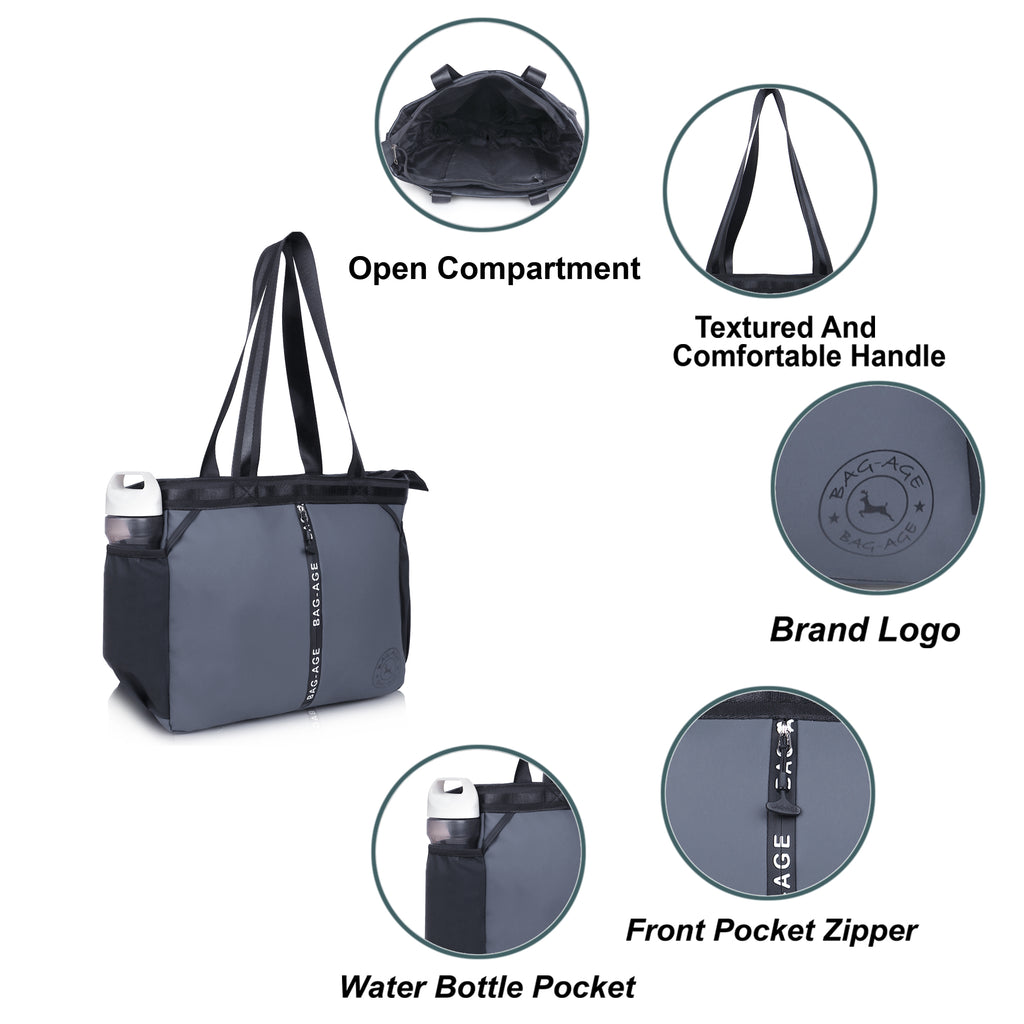 HB44S Tote Bag (13") - Grey