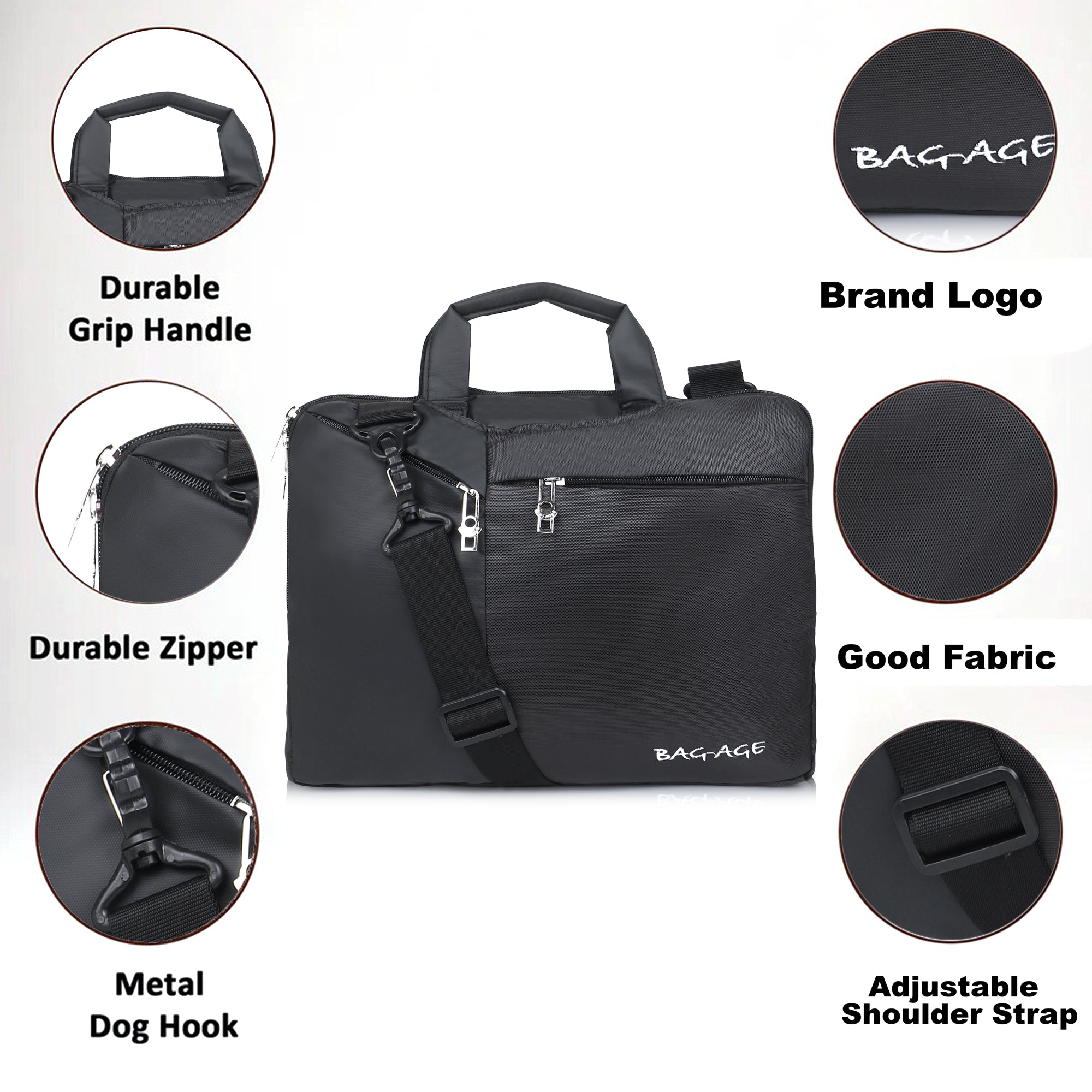 2104 Laptop Bag (14") - Black