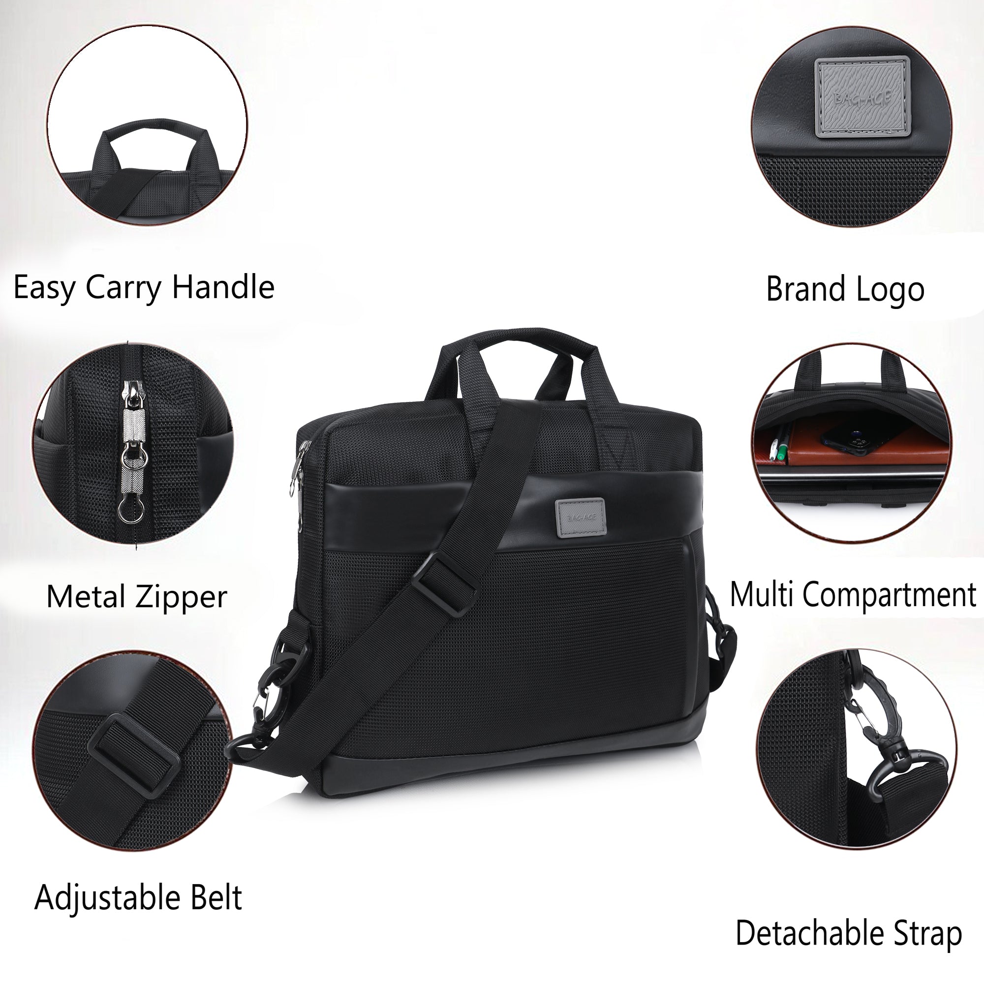 2113 Laptop Bag (14") - Black