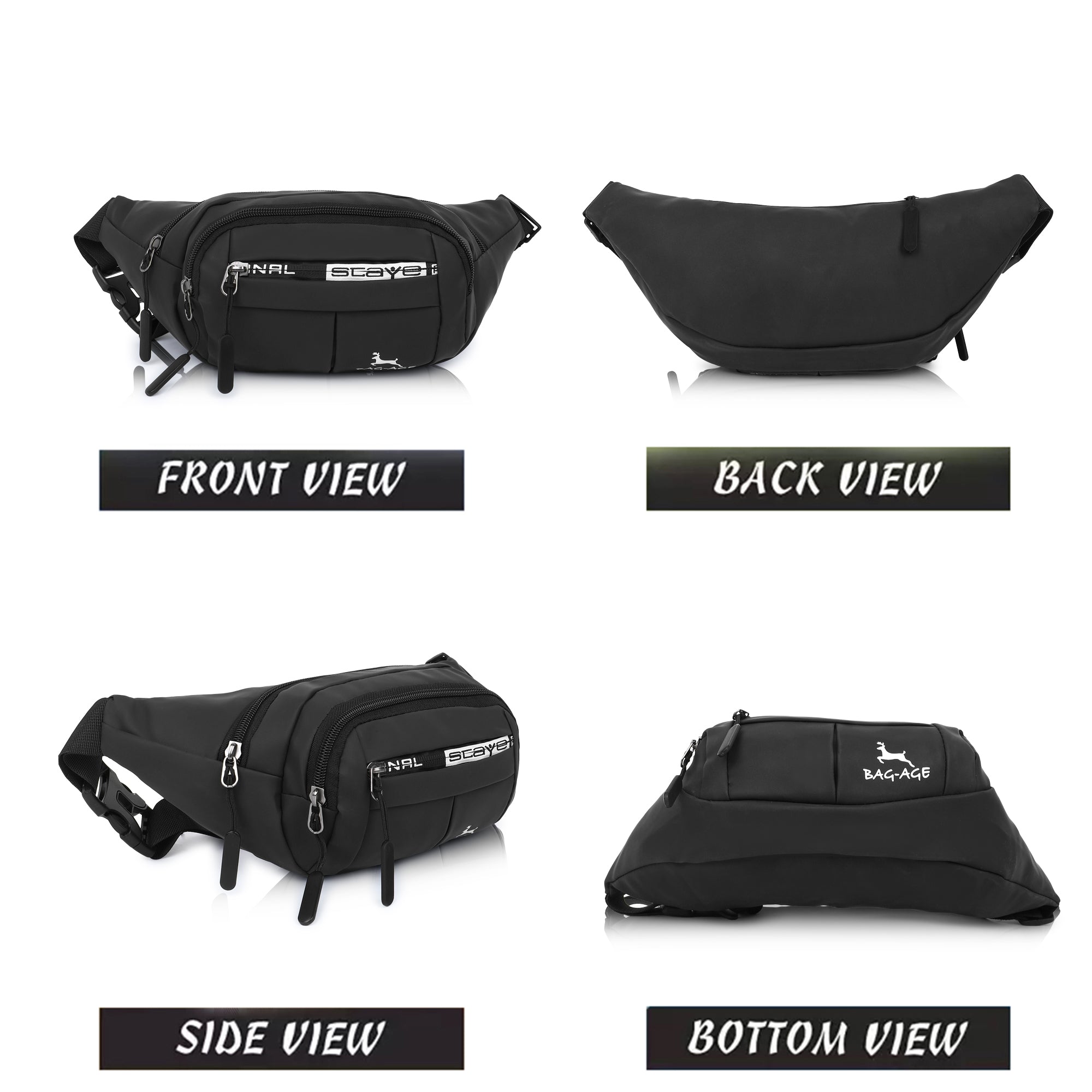 002 Fanny Pack - Black