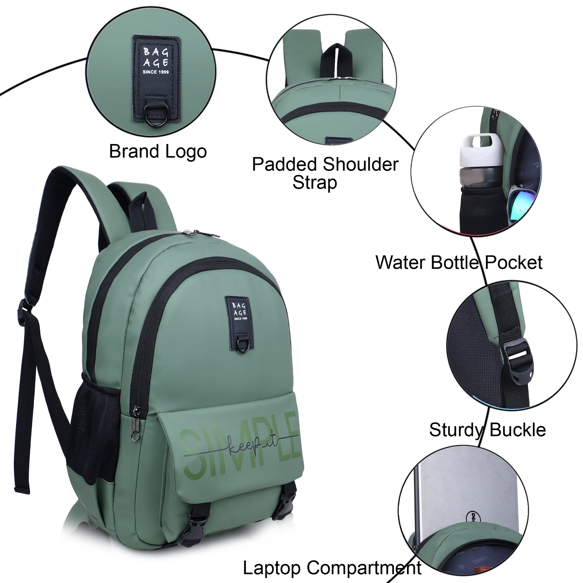 9601 College Bag - Olive Green