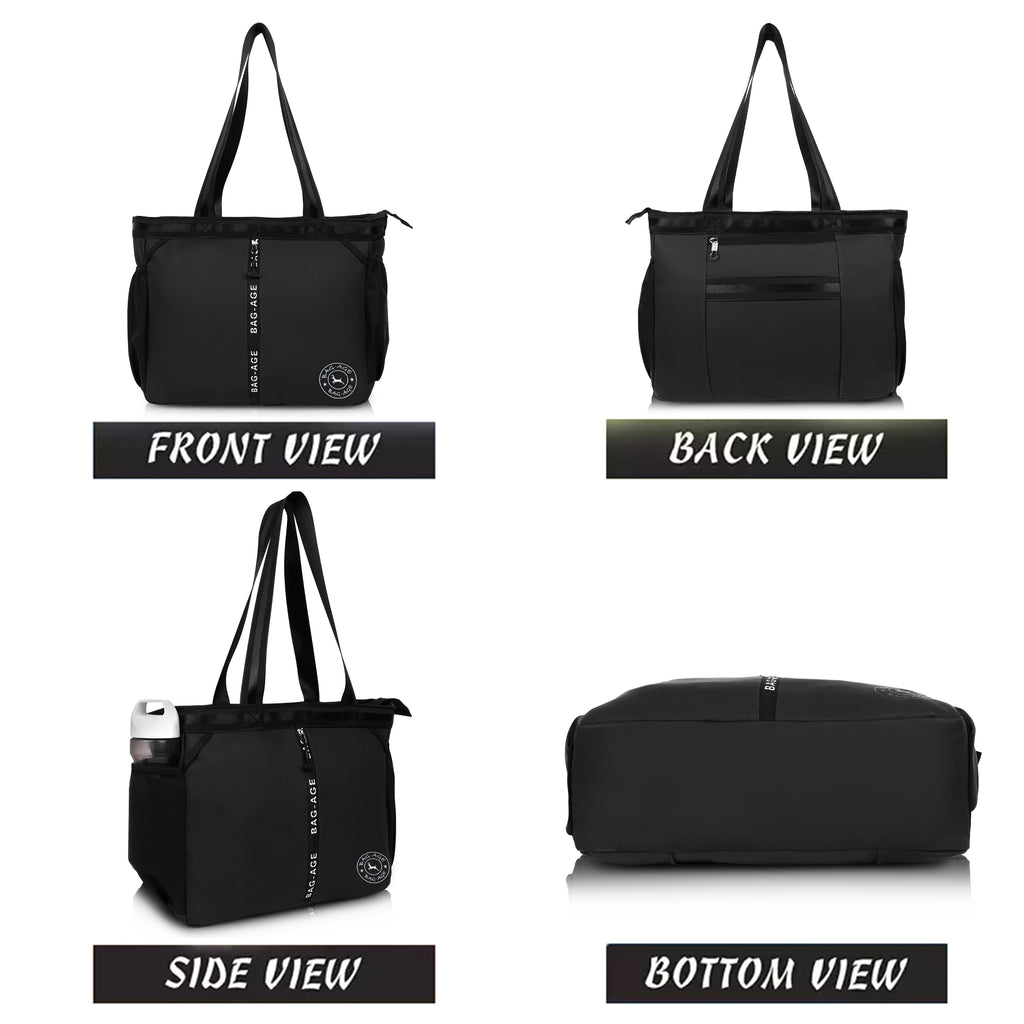 HB44 Tote Bag (15") - Black
