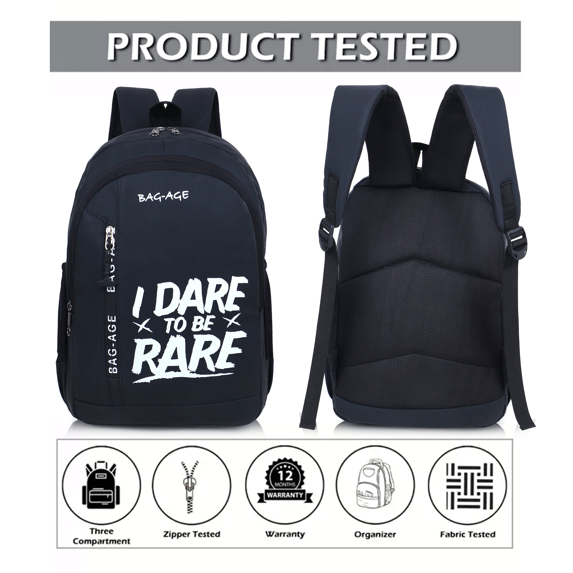 9603 College Bag - Black