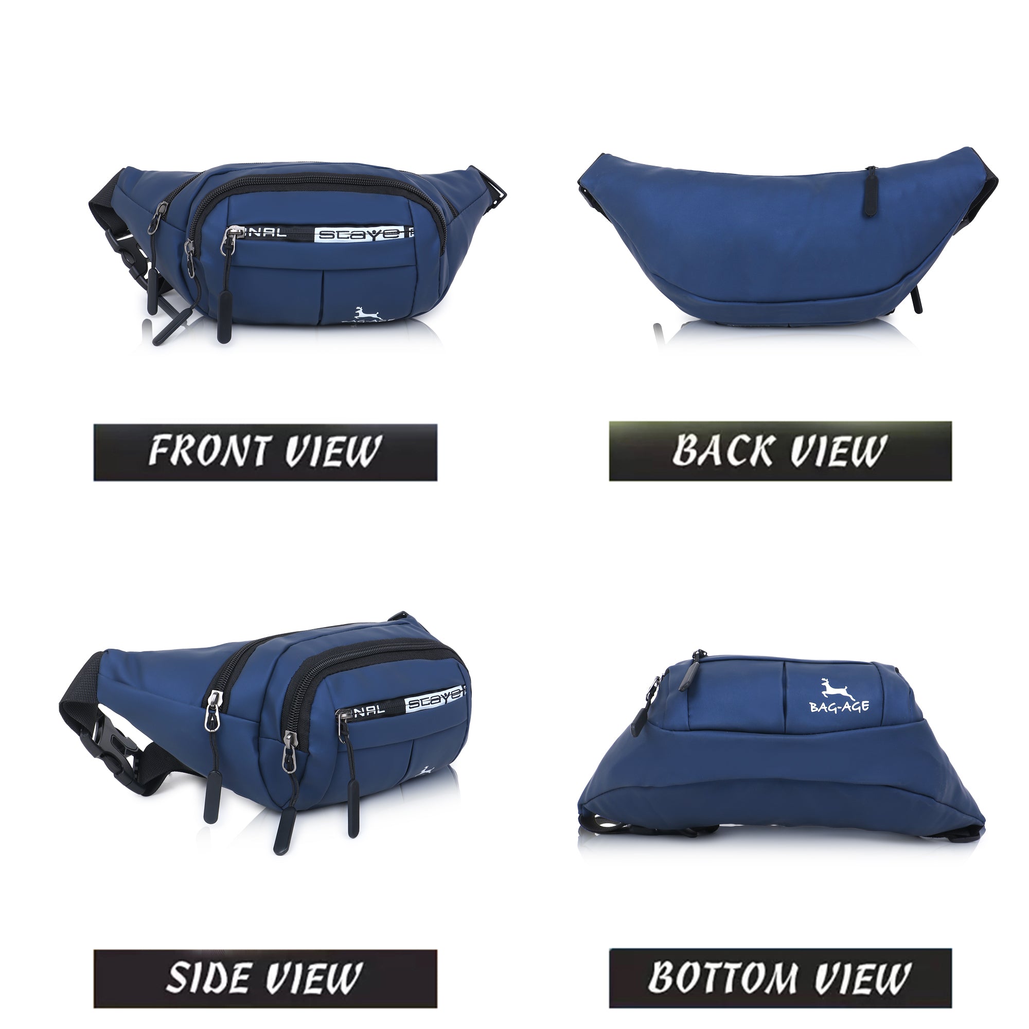 002 Fanny Pack - Navy Blue