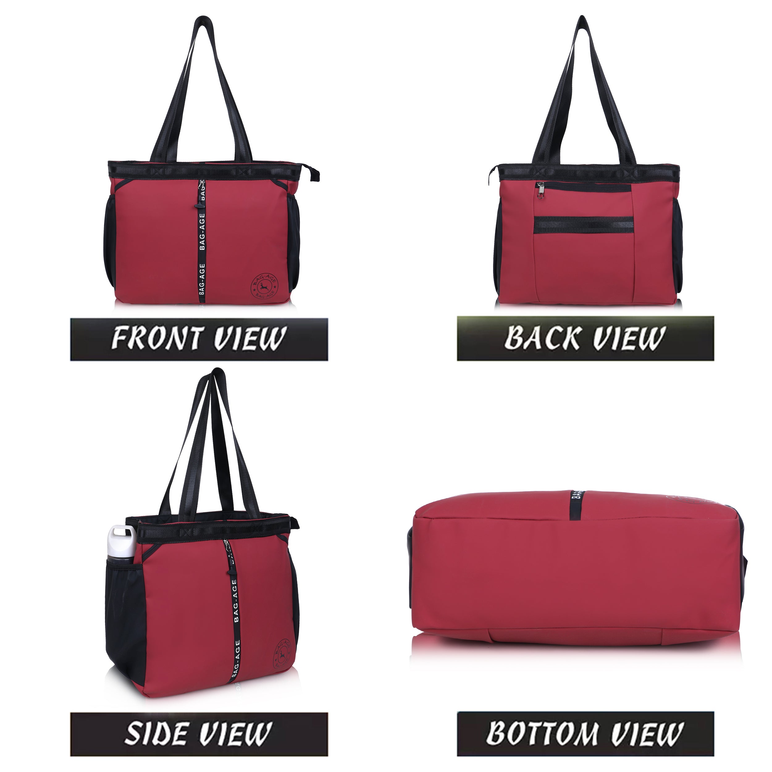 HB44S Tote Bag (13") - Red