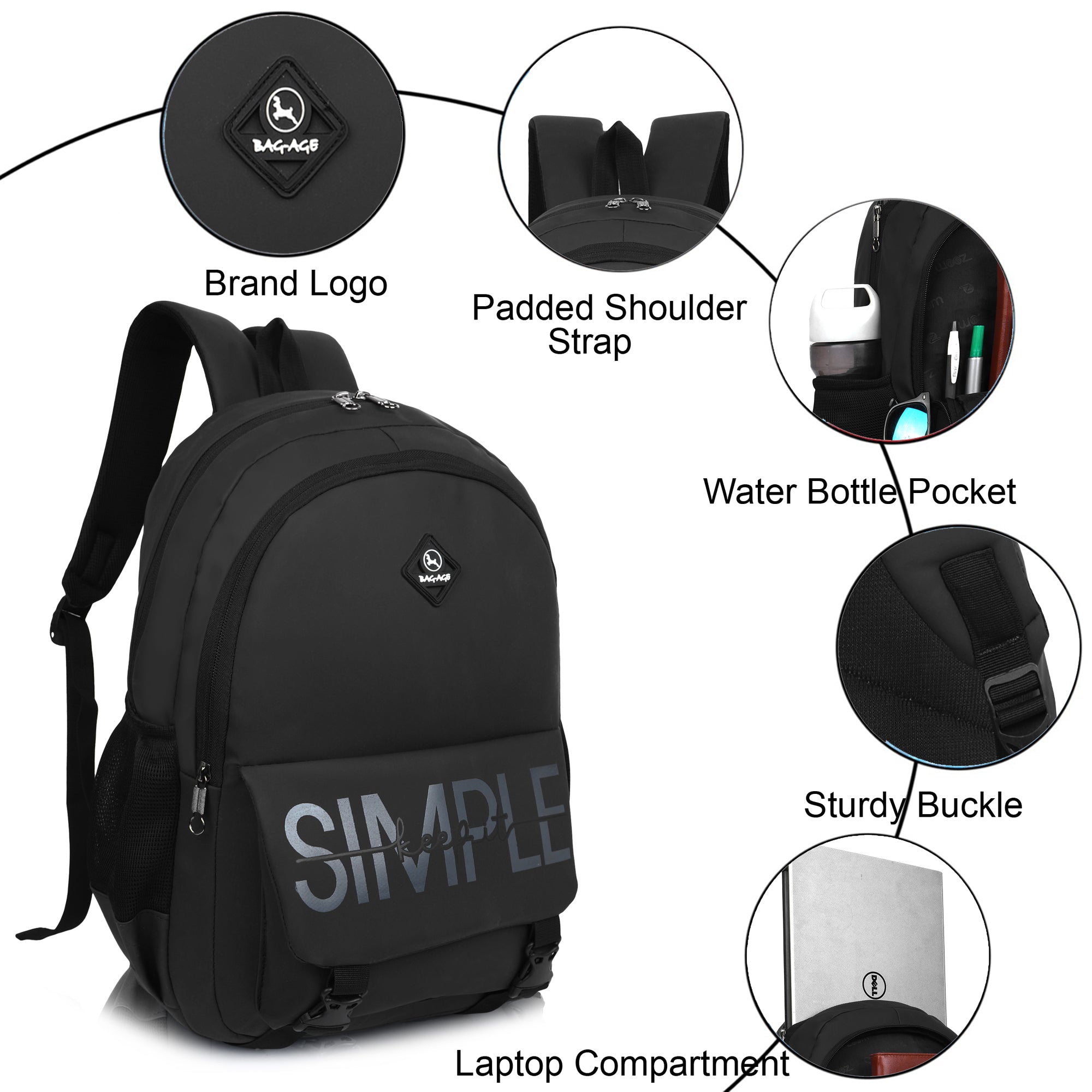 9601 College Bag - Black