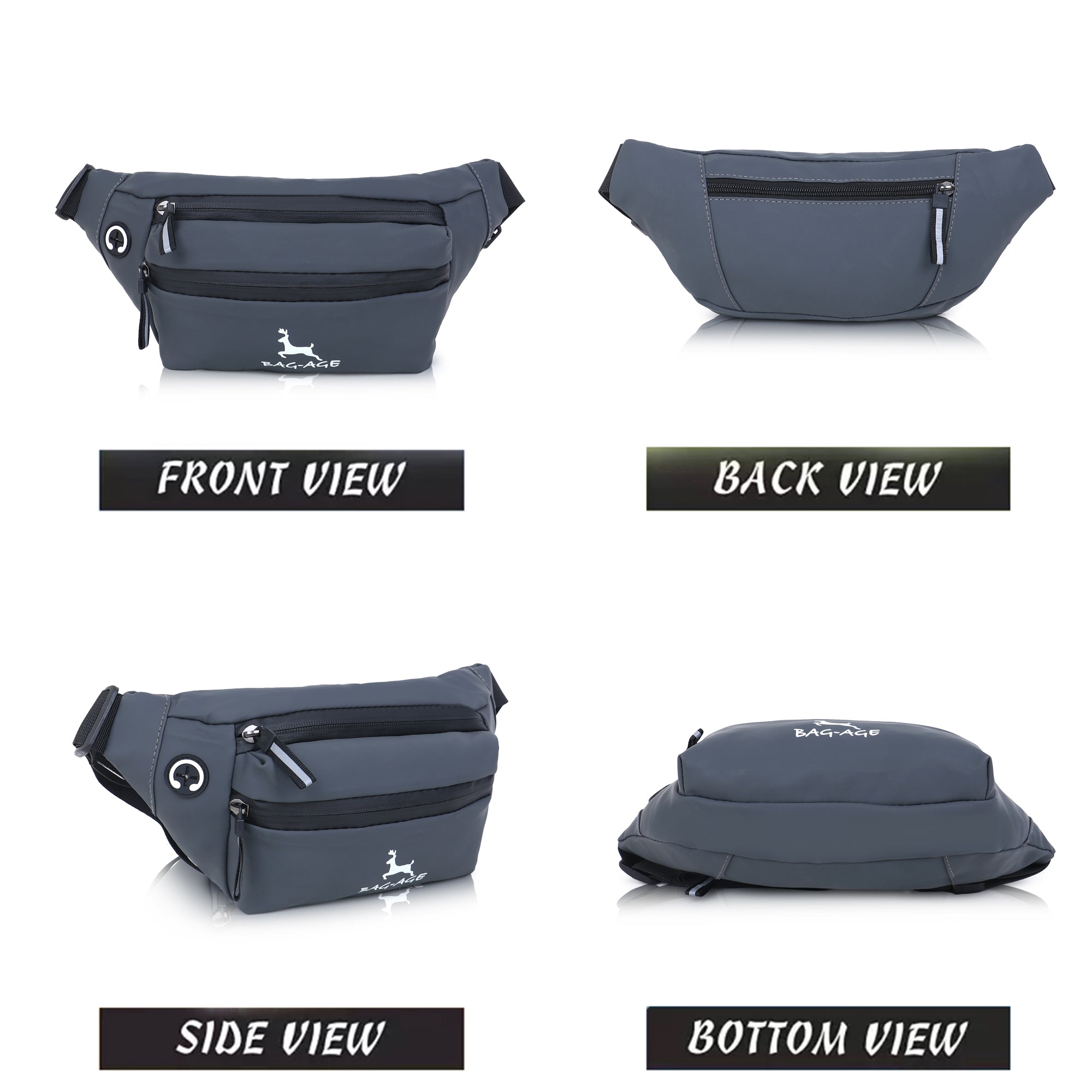 001 Fanny Pack - Grey