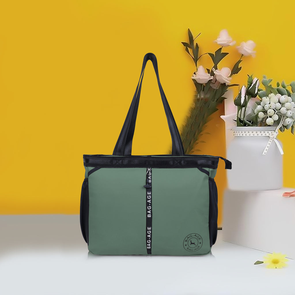HB44S Tote Bag (13") - Olive Green