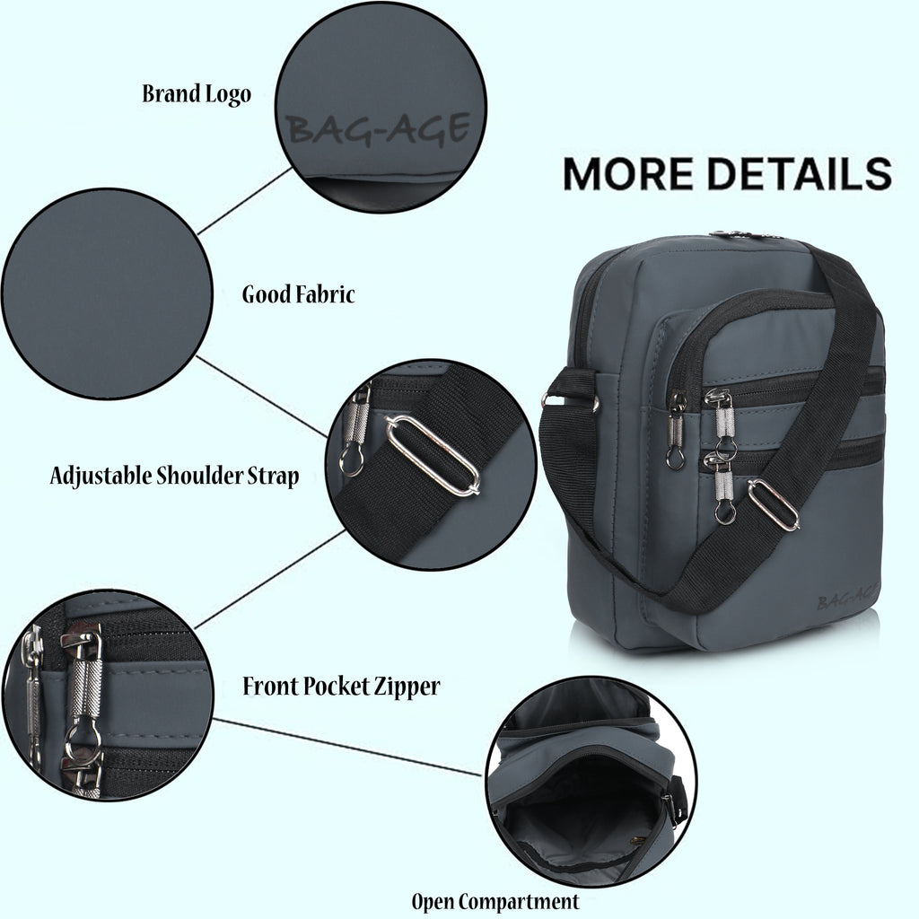 4009 Sling Bag - Grey