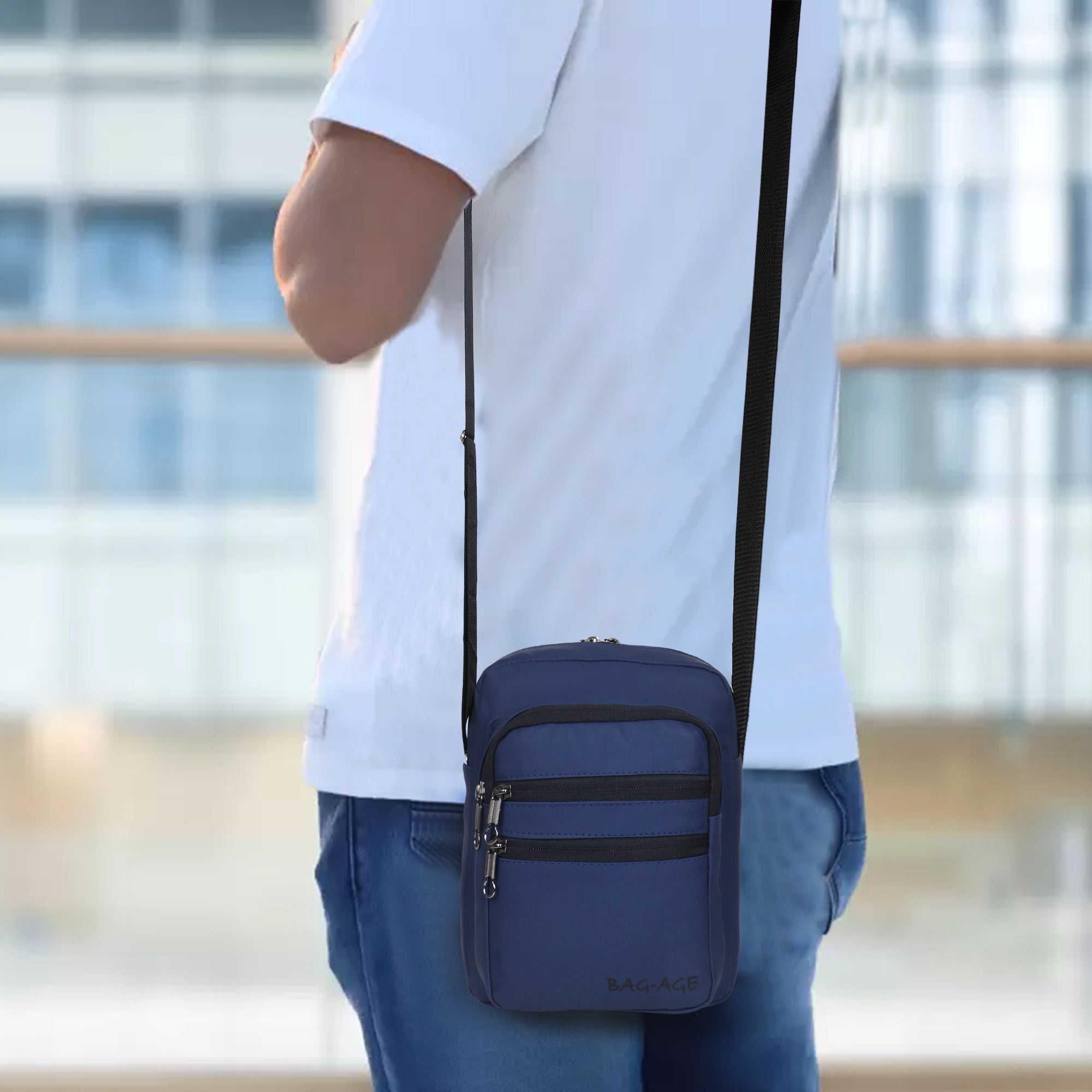 4009 Sling Bag - Navy Blue