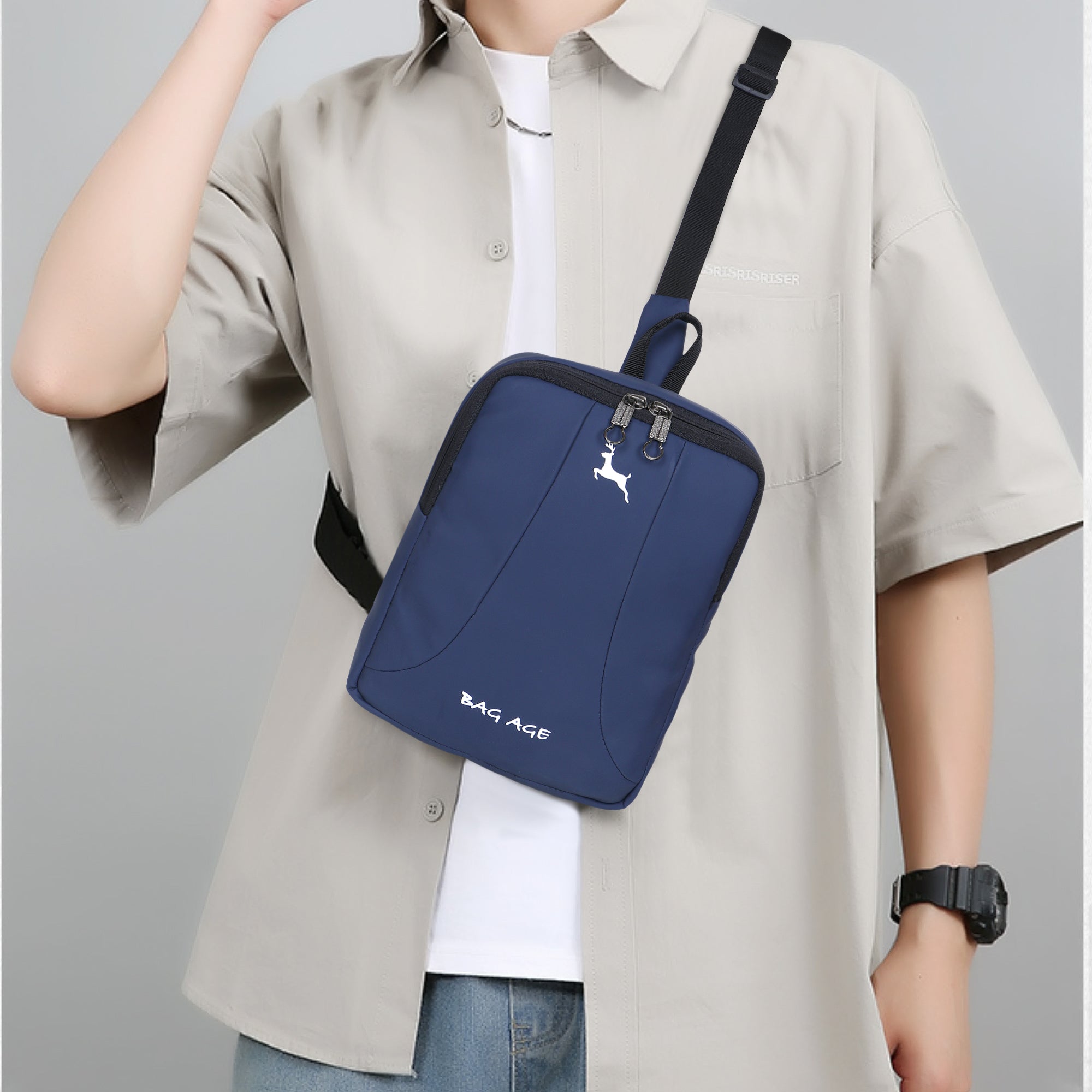 4010 Sling Bag - Navy Blue