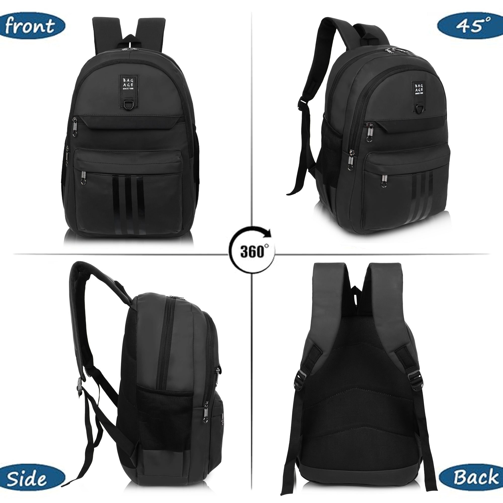 9602 College Bag - Black