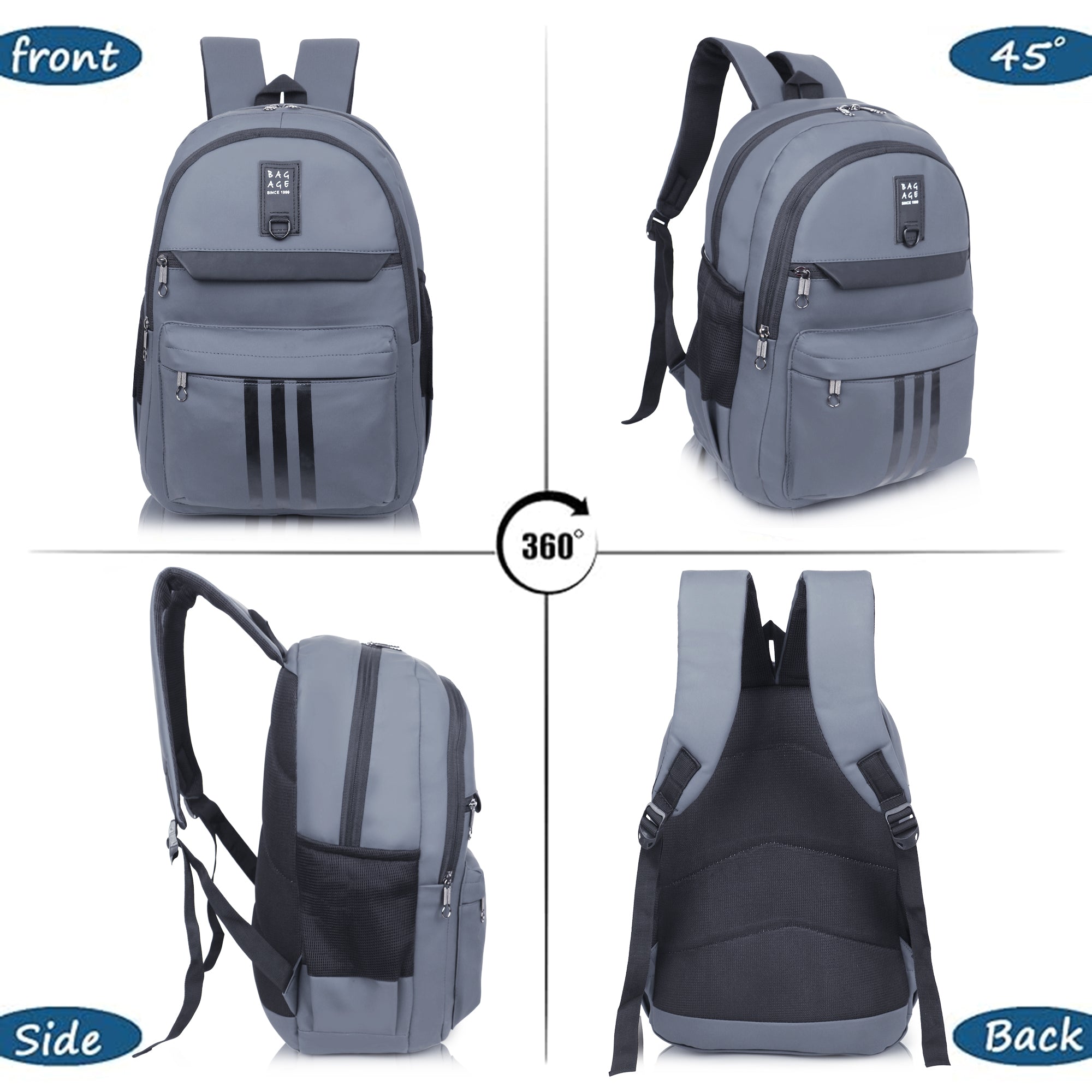 9602 College Bag - Grey