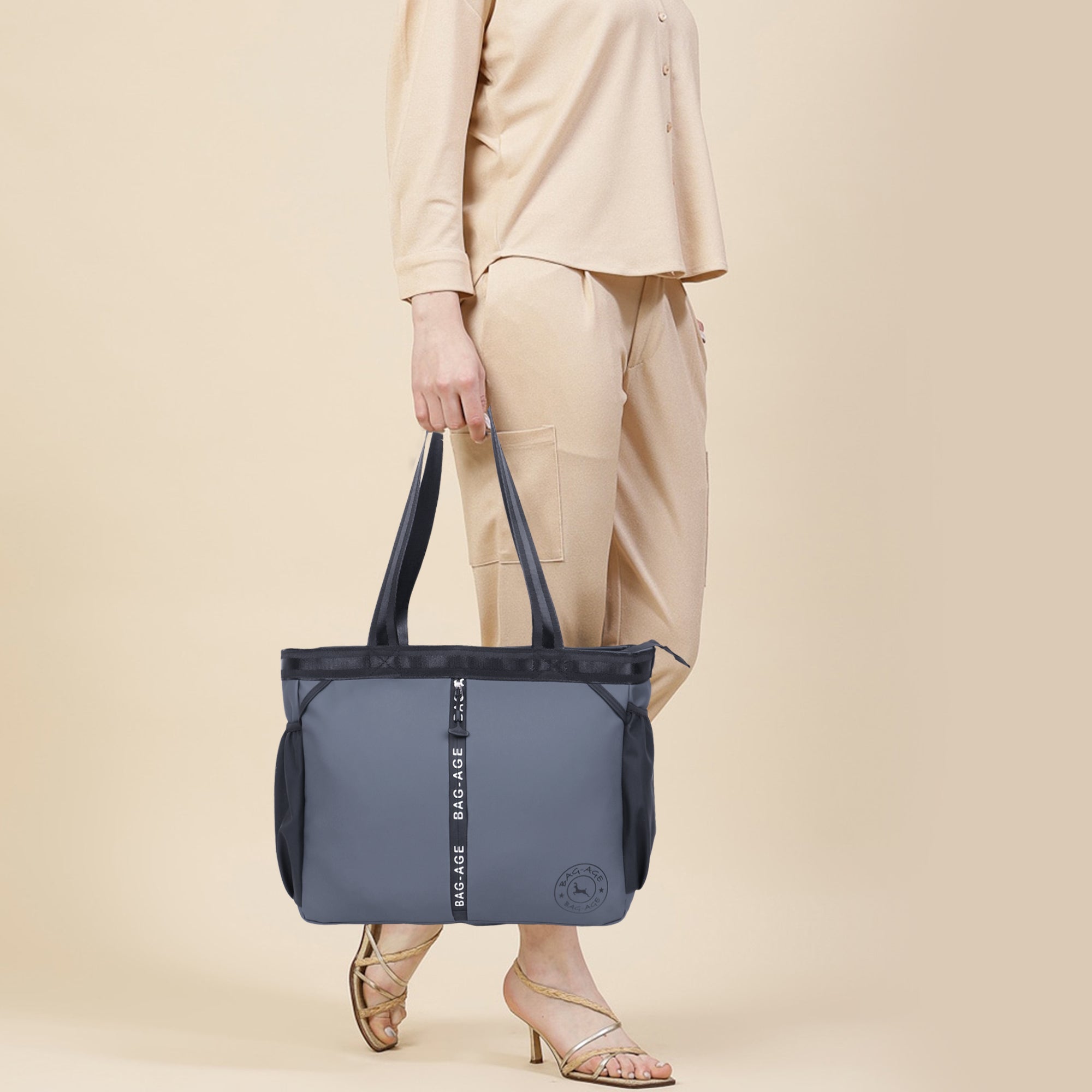 HB44 Tote Bag (15") - Grey