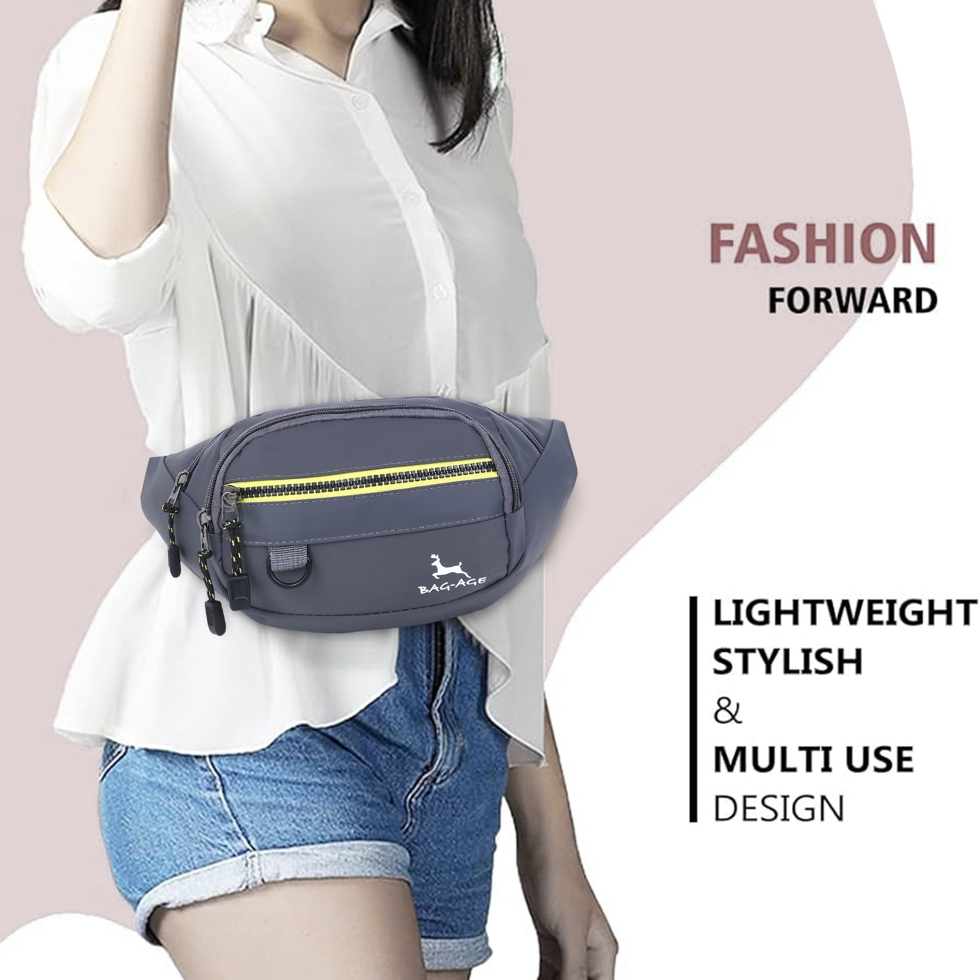 003 Fanny Pack - Grey