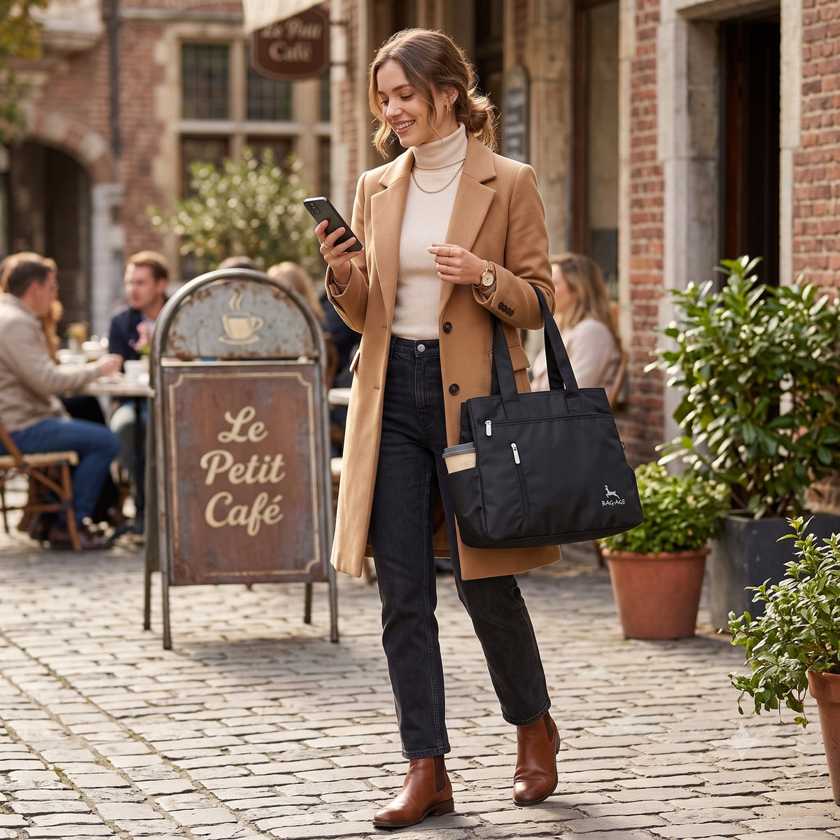 BAG-AGE HB58 Tote Bag - Black