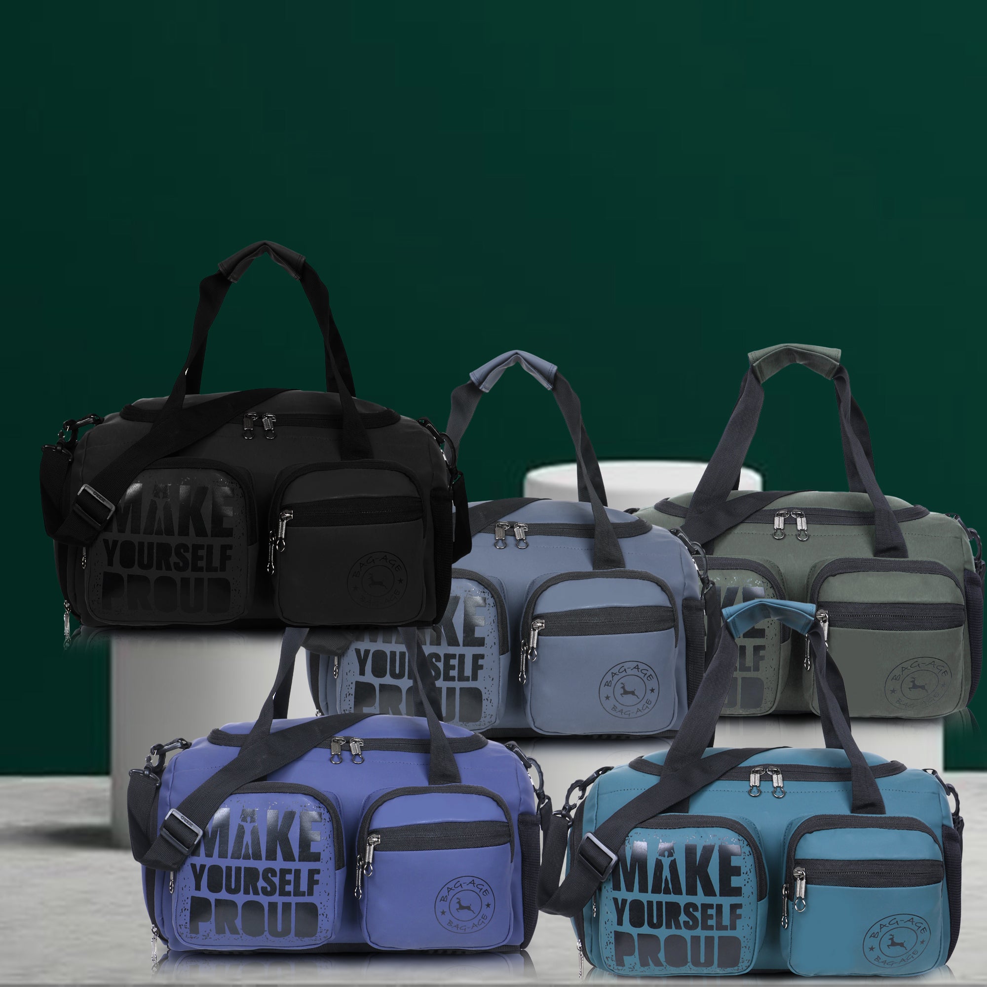 7801 Gym Bag - Navy Blue