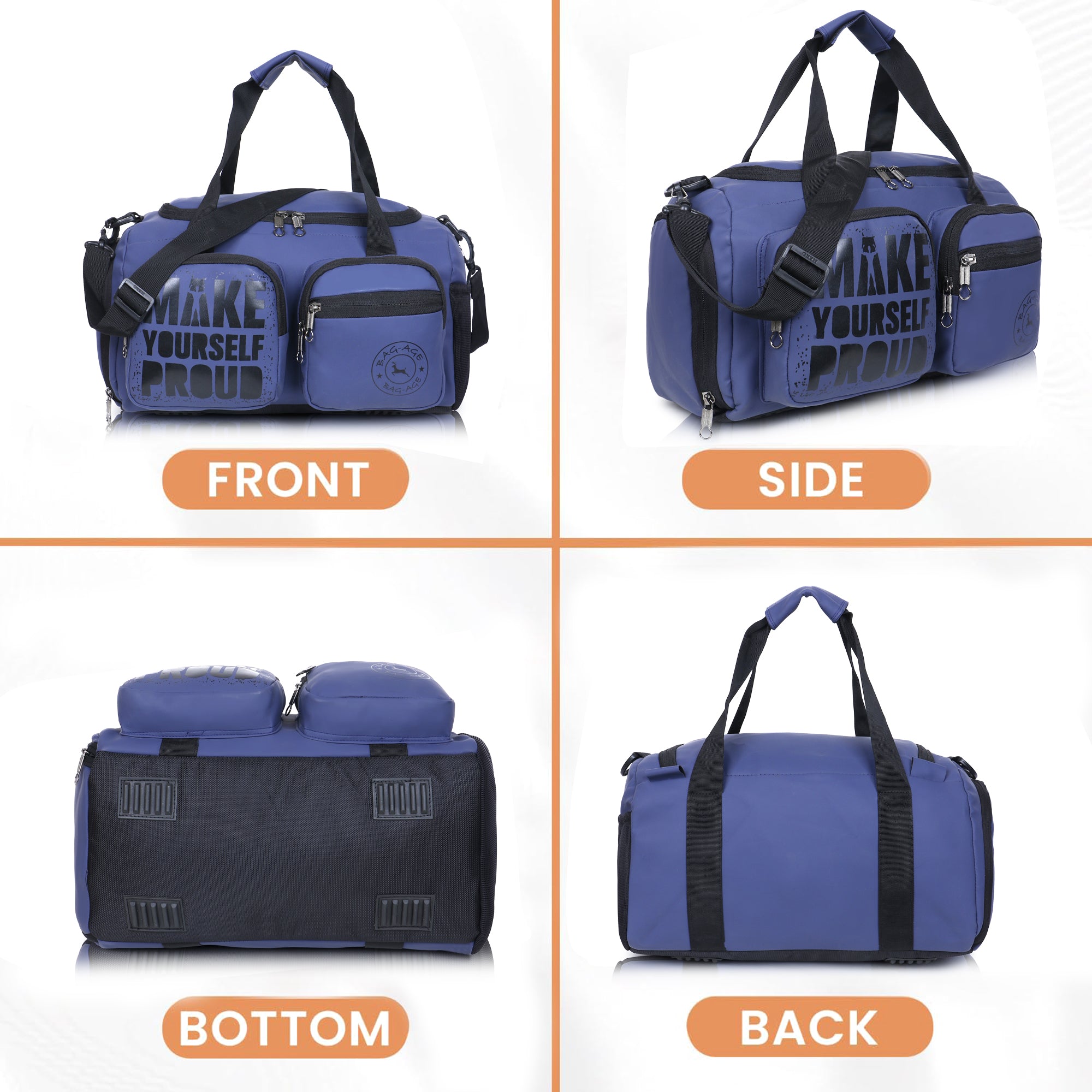 7801 Gym Bag - Navy Blue