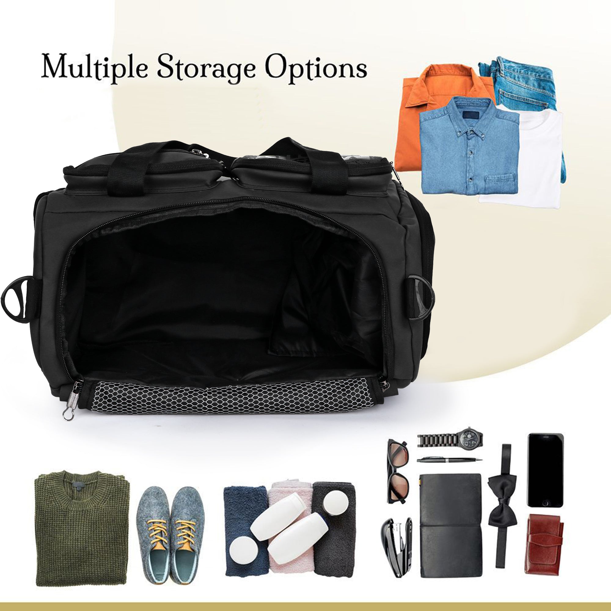 7801 Gym Bag - Black