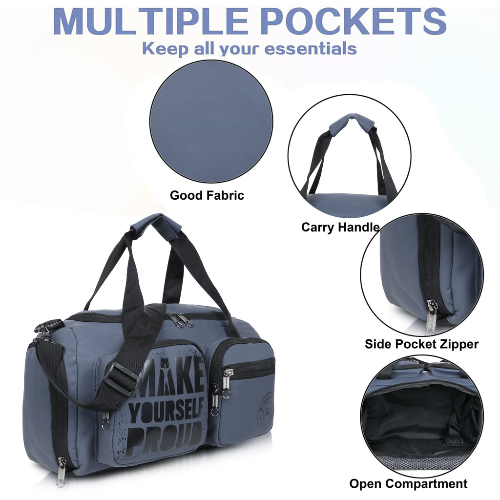 7801 Gym Bag - Grey