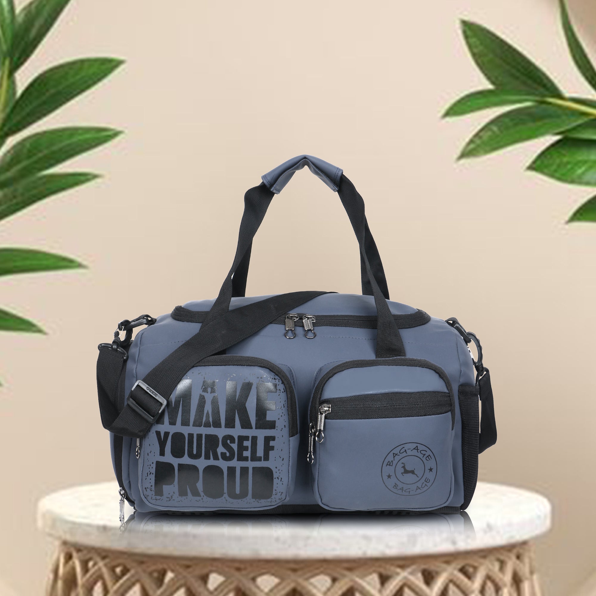 7801 Gym Bag - Grey