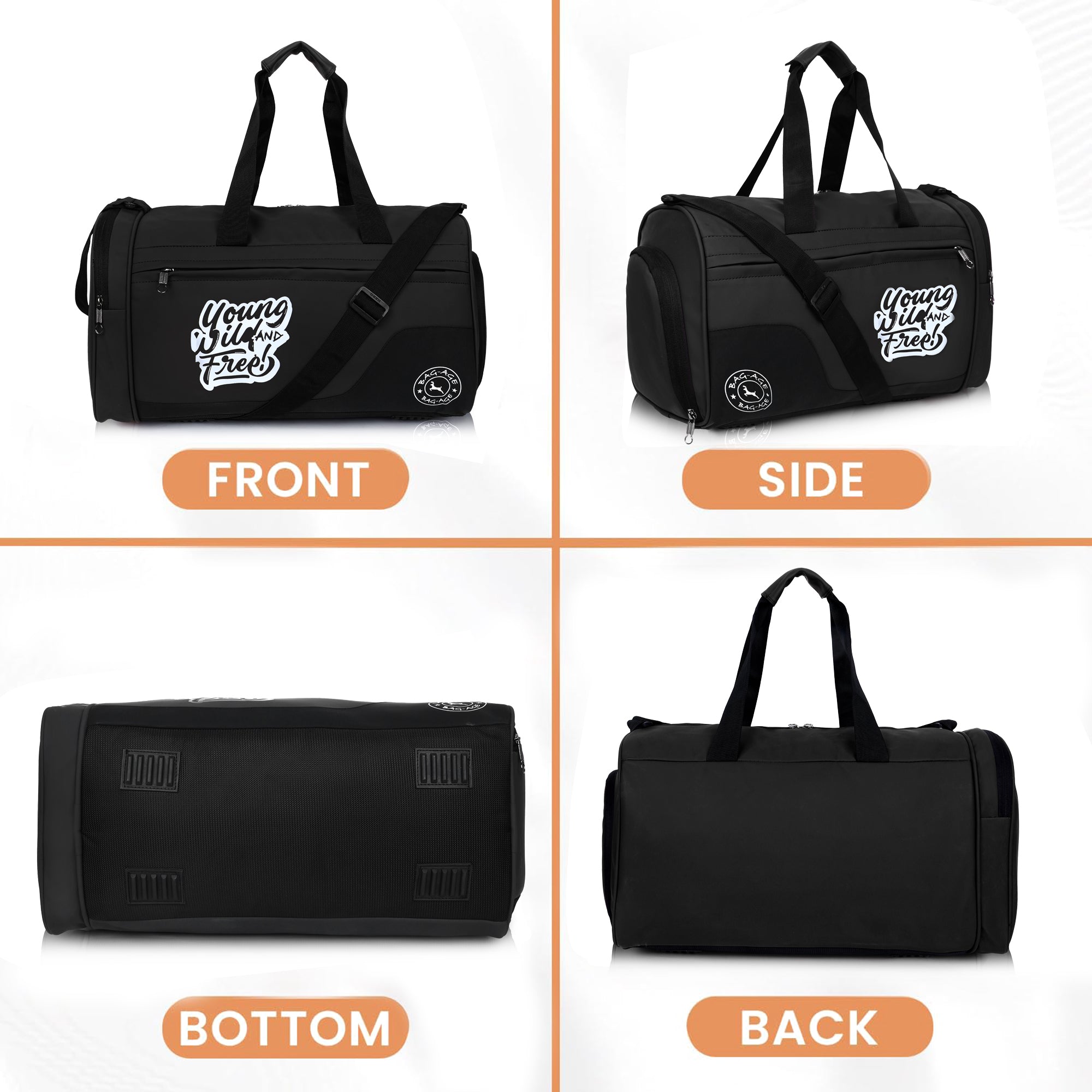 7802 Gym Bag - Black