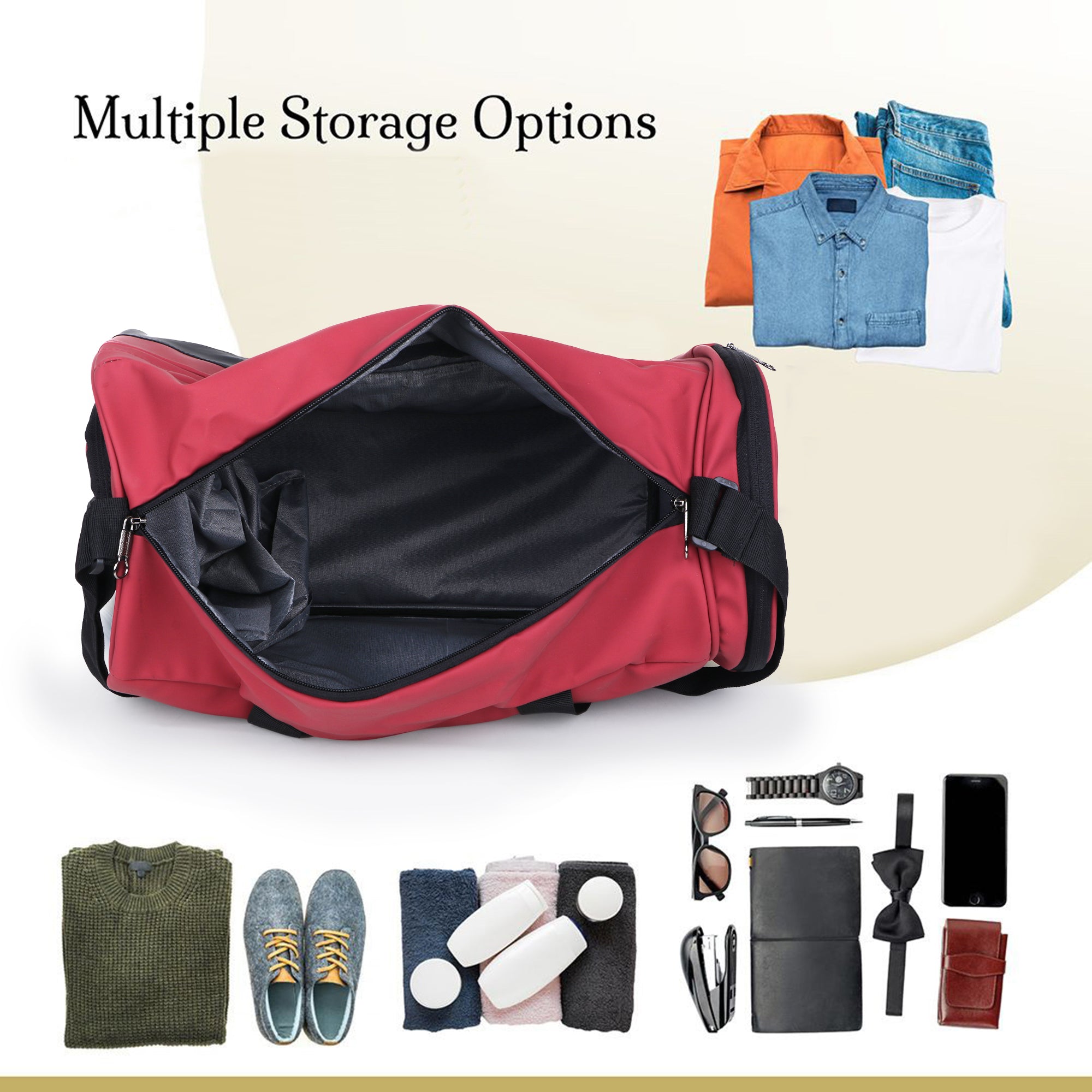 7802 Gym Bag - Red
