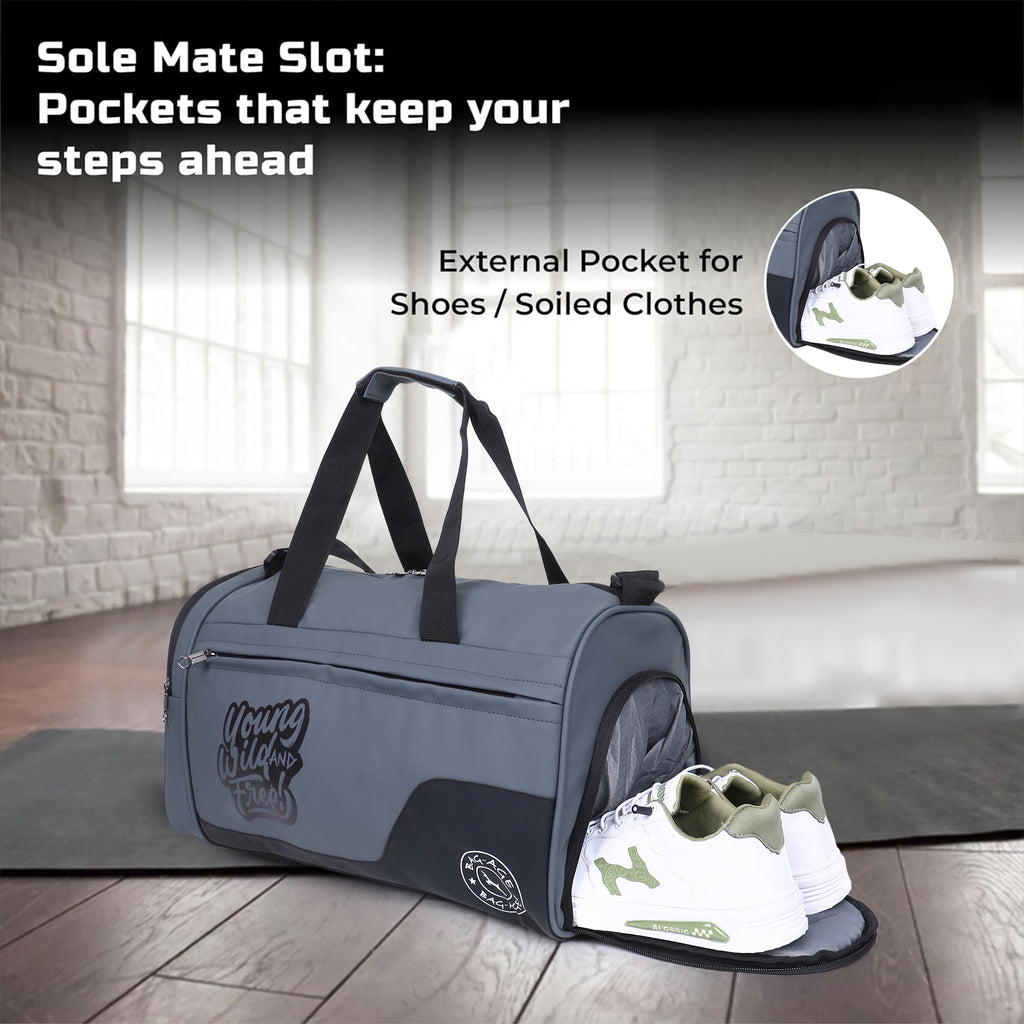 7802 Gym Bag - Grey