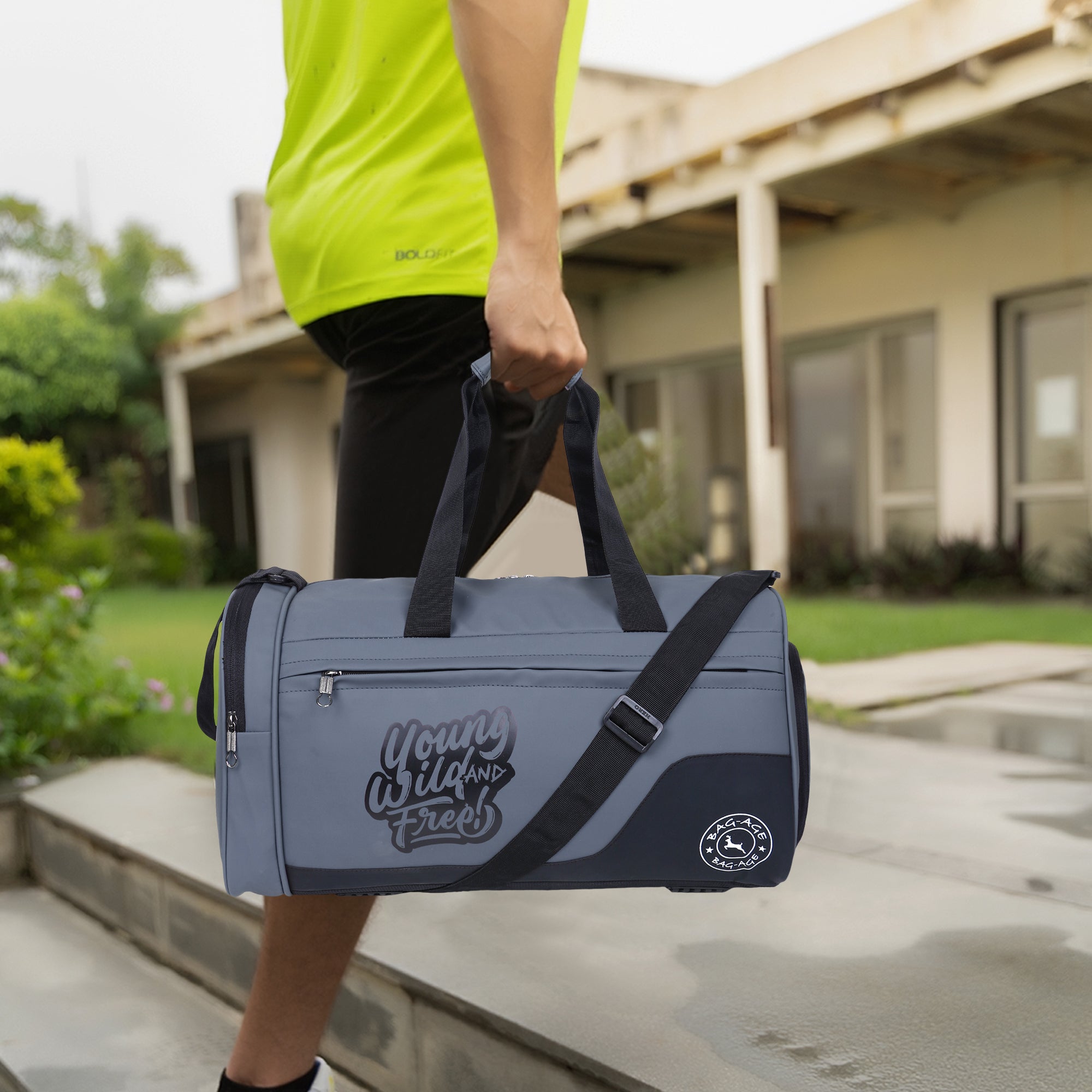7802 Gym Bag - Grey