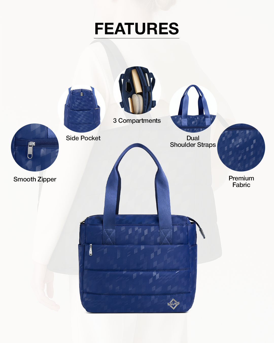 HB48 Tote Bag - Blue