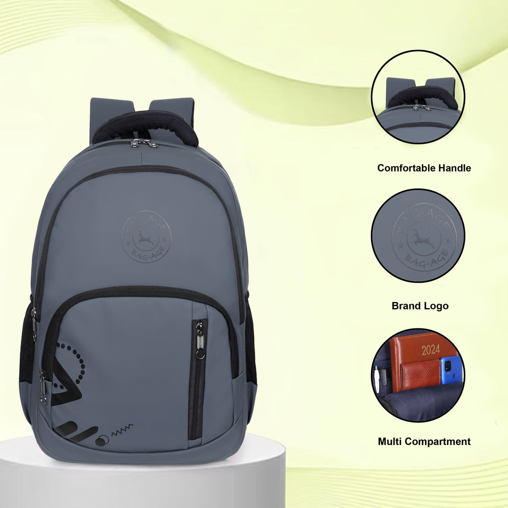 9212 School Bag - Grey