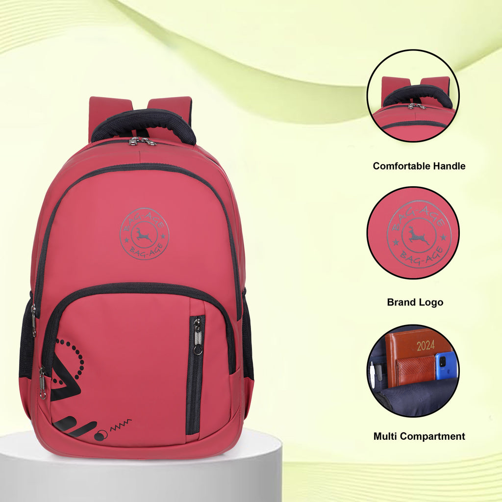 9212 School Bag - Red