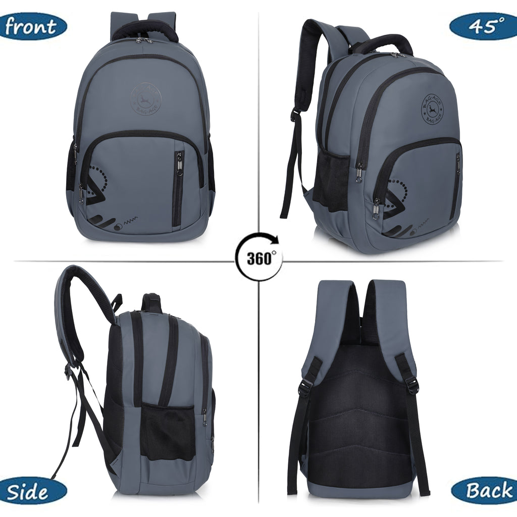 9212 School Bag - Grey
