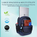 9212 School Bag - Navy Blue