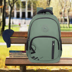 9212 School Bag - Olive Green