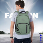 9212 School Bag - Olive Green