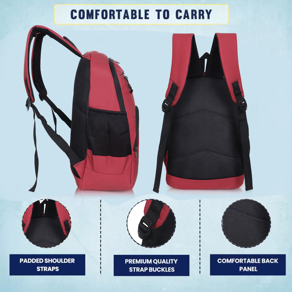 9213 School Bag - Red