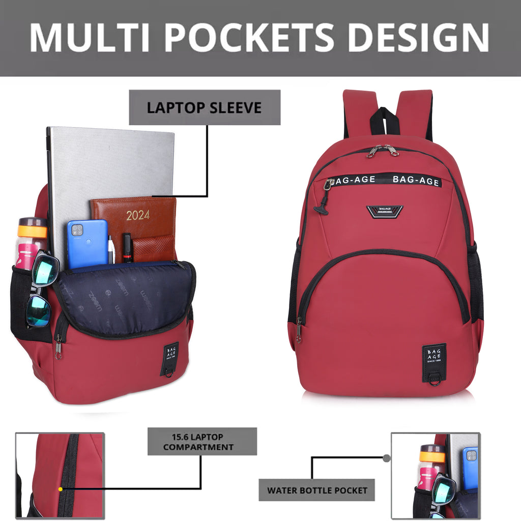 9213 School Bag - Red