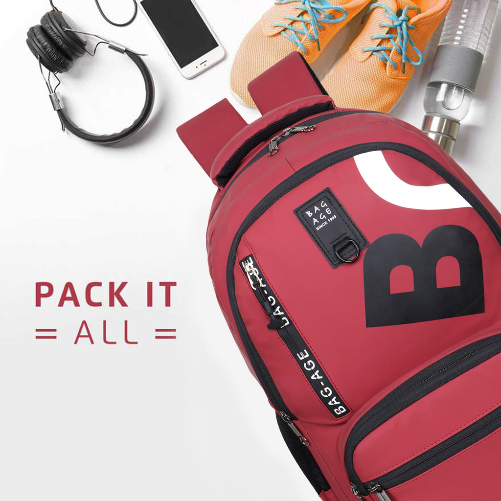 9214 School Bag - Red
