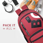 9214 School Bag - Red