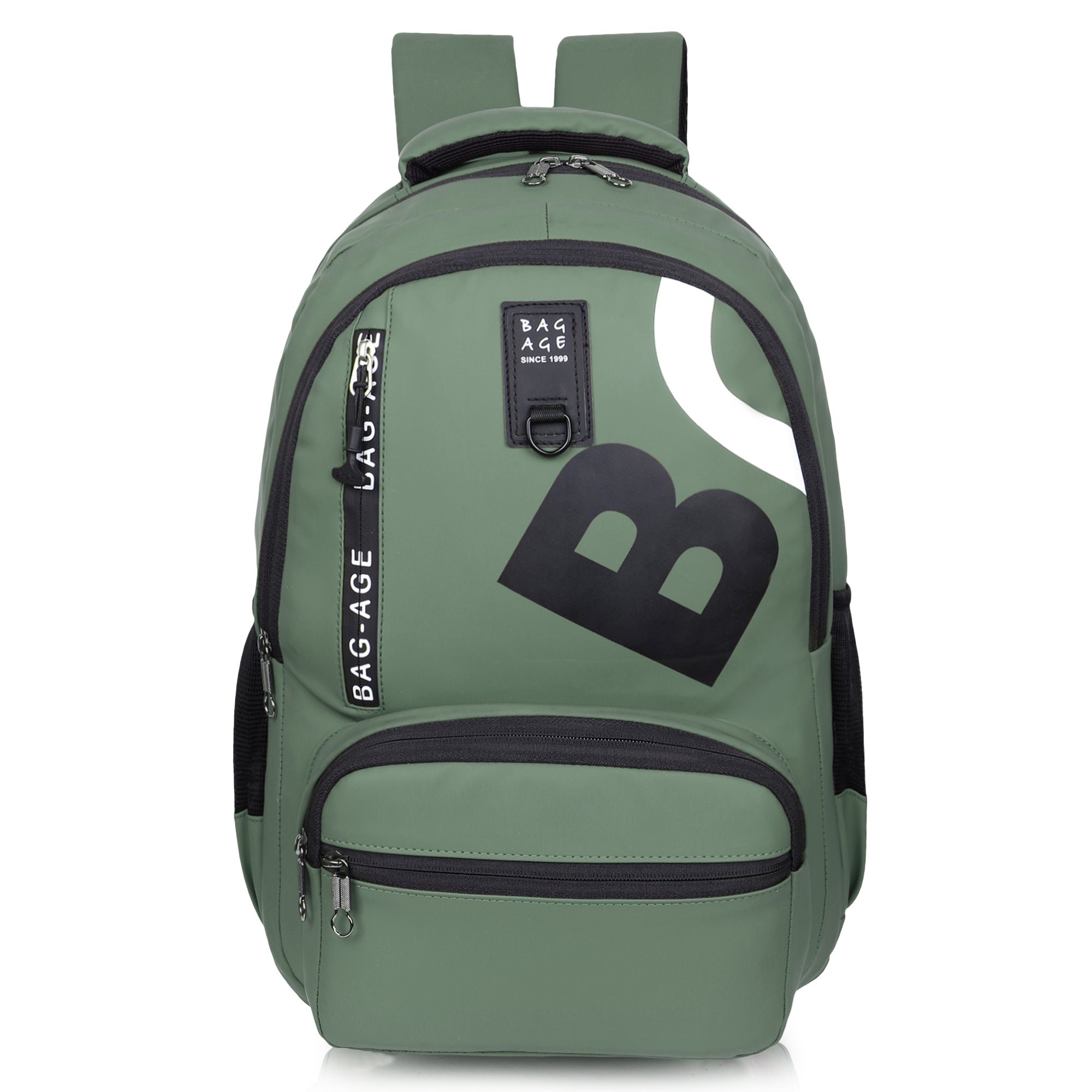 9214 School Bag - Olive Green