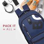 9214 School Bag - Navy Blue